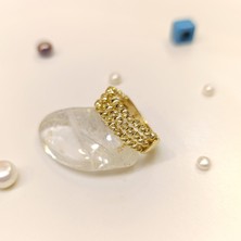 Genel Dorika Toplu Taşsız Yüzük 14 Ayar Altın Hd Videolu