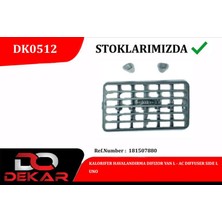 DEKAR Mtxdpn Kalorifer Havalandirma Difizor Yan L Uno