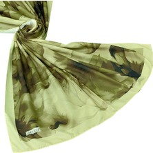 Mim Eşarp ve Şal Ecenur Çiçek Desenli Soft Pamuk Şal 75X190 cm – Dört Mevsim Kullanıma Uygun