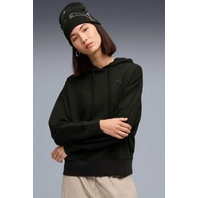 Markali Puma Her Oversized Hoodie Tr Kadın Siyah Sweatshirt 69073601