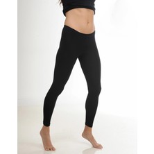 Hasyün Kadın Siyah Likralı Yün Tayt Içlik 4012S  - 1 Adet