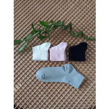 Rocks For Bambu Bürümcek Lastikli Dikişsiz Burun 4'lü Kadın Çorabı