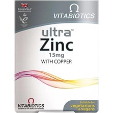 Storemax Vitabiotics Ultra Zinc 15 Mg 60 Tablet Aromasız Renkli