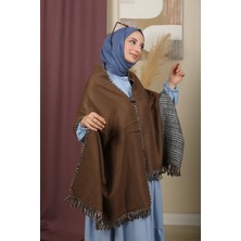 Mim Eşarp ve Şal Çift Taraflı Ekose Kışlık Omuz Şalı