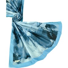 Mim Eşarp ve Şal Ecenur Çiçek Desenli Soft Pamuk Şal 75X190 cm – Dört Mevsim Kullanıma Uygun