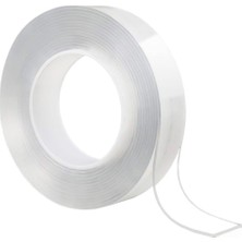 Sunup SN-24358 20MM 3 Metre Çift Taraflı Nano Teknoloji Süper Yapıştırıcı Şeffaf Bant