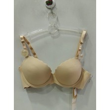 Belvü Kadın Push Up Lazer Kesim El Destekli Ten Sütyen