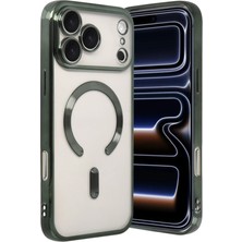 Mtxdpn Newface Apple Iphone 17 Pro Max Kross Magneticsafe Kapak - Koyu Yeşil