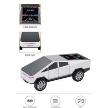 D68 Cyber Model Araba Tasarımlı Bluetooth Hoparlör 15W Güçlü Ses Rgb LED /tws/usb Beyaz