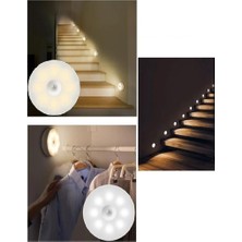 Cata 3'lü Eko Paket Şarjlı Kabinet Sensörlü Mıknatıslı 1 Watt 3000K Gün Işığı Renkli Aydınlatma