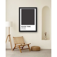 Fuart.Co Black Tone Dijital Baskı Poster (Çerçevesiz) MOFU