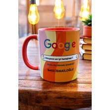 Isim Yazılabilir Hemşire-Terzi-Aşçı- Google Hediyelik Kaliteli Porselen Kupa Bardak-Hediye Paketli