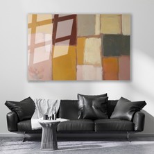 Artarilion Cam Yatay Duvar Tablosu Cam Geometrik Sekiller7 Ev Ofis Salon Modern Duvar Tablosu