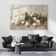 Artarilion Cam Yatay Duvar Tablosu Cam Soyut Cicek Sanati4 Ev Ofis Salon Modern Duvar Tablosu