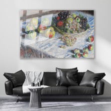 Artarilion Cam Yatay Duvar Tablosu Cam Naturmort Meyveler2 Ev Ofis Salon Modern Duvar Tablosu