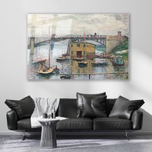 Artarilion Cam Yatay Duvar Tablosu Cam Kopru Manzarasi3 Ev Ofis Salon Modern Duvar Tablosu