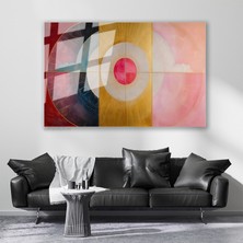 Artarilion Cam Yatay Duvar Tablosu Cam Geometrik Sekiller6 Ev Ofis Salon Modern Duvar Tablosu