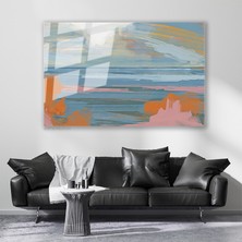 Artarilion Cam Yatay Duvar Tablosu Cam Soyut Sanat5 Ev Ofis Salon Modern Duvar Tablosu