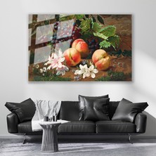 Artarilion Cam Yatay Duvar Tablosu Cam Naturmort Meyveler Ev Ofis Salon Modern Duvar Tablosu