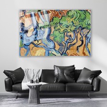 Artarilion Cam Yatay Duvar Tablosu Cam Soyut Sanat Ev Ofis Salon Modern Duvar Tablosu