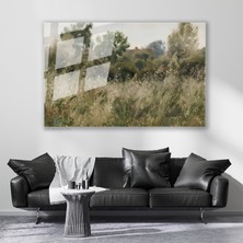 Artarilion Cam Yatay Duvar Tablosu Cam Vintage Doga Manzarasi3 Ev Ofis Salon Modern Duvar Tablosu