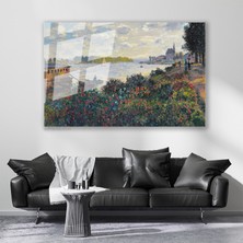 Artarilion Cam Yatay Duvar Tablosu Cam Vintage Manzara3 Ev Ofis Salon Modern Duvar Tablosu