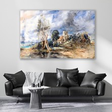 Artarilion Cam Yatay Duvar Tablosu Cam Doga Manzarasi3 Ev Ofis Salon Modern Duvar Tablosu