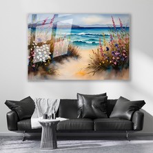 Artarilion Cam Yatay Duvar Tablosu Cam Doganin Renkleri7 Ev Ofis Salon Modern Duvar Tablosu