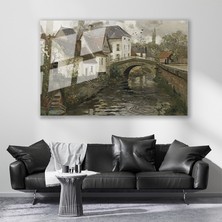 Artarilion Cam Yatay Duvar Tablosu Cam Vintage Manzara4 Ev Ofis Salon Modern Duvar Tablosu