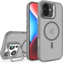 FitCase iPhone 16 Kılıf Armor Seri Magsafe Uyumlu Stand Özellikli Kamera Lensli Kapak