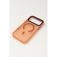 iPhone 17 Pro Magsafe Destekli Darbe Emici Buz Görünümlü Kılıf – Gauze