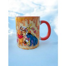 Winnie The Pooh Tasarım Çay Kahve Kupası-Hediyelik Kupa Bardak-Arkadaşlara Hediye Kupa