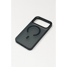 iPhone 17 Pro Max Magsafe Destekli Darbe Emici Buz Görünümlü Kılıf – Gauze