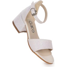 Kiko Kids Alexa Günlük Kız Çocuk 4 cm Topuklu Sandalet Abiye Ayakkabı
