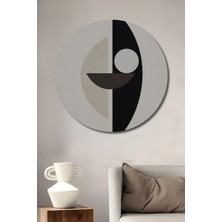 Teona Ahşap Soyut Sanat Dekoratif Ahşap Mdf Ev/işyeri Duvar Tablo Yuvarlak Ev/işyeri Duvar Tablo