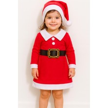Bilge Trend Kız Çocuk Yılbaşı Chrıstmas Temalı Polar Noel Baba Kostüm Yılbaşı Hediyelik