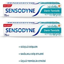 Asfstore Sensodyne Diş Macunu Derin Temizlik 75 ml 2 Adet