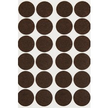 Trend Kulp 28 mm Yapışkanlı Mobilya Ayağı Keçesi Zemin Koruyucu Masa Sandalye Parke Koruma Pedi (28'li Paket)