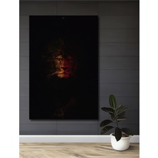 Teona Ahşap Aslan Sanat Ahşap Mdf Dekoratif Ev/işyeri Duvar Tablo Dikdörtgen Ev/işyeri Duvar Tablo