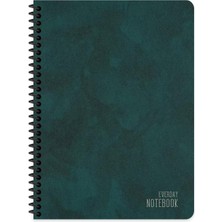 Nusrat Bilişim Keskin Color Spiralli Sert Kapak Defter Alfa 16,5X22,5 120 Yp Çizgisiz