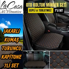 Lacasa Automotive Terletmez,ergonomik,ortopedik,cepli Kaymaz Jakar Oto Kılıf-Minder (7parça Set)