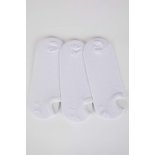 DeFacto Erkek Pamuklu 3'lü Sneaker Çorabı K4595AZNS