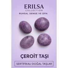 Erilsa Sertifikalı Çeroit Taşı Kütle 25–30 mm Ruhsal Denge Şifa ve Farkındalık Taşı
