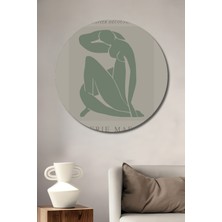 Teona Ahşap Matisse Dekoratif Ahşap Mdf Ev/işyeri Duvar Tablo Yuvarlak Ev/işyeri Duvar Tablo