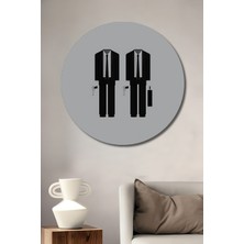 Teona Ahşap Pulp Fiction Dekoratif Ahşap Mdf Ev/işyeri Duvar Tablo Yuvarlak Ev/işyeri Duvar Tablo