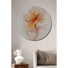 Teona Ahşap Efsanevi Çiçek Soyut Sanat Ahşap Mdf Dekoratif Ev/işyeri Duvar Tablo Yuvarlak Ev/işyeri Duvar Tablo