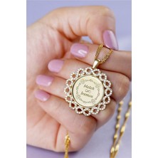 Famira 925 Ayar Gümüş Sonsuzluk Çerçeveli Isimli Plaka Kolye