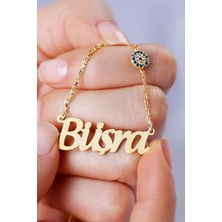 Famira 925 Ayar Gümüş Nazarlı Isimli Kolye