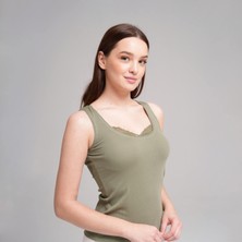 Aosfit Ribbed Luxe U-Neck Tank Top