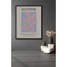 Teona Ahşap Dekoratif Ahşap Dikdörtgen Tablo Matisse Sanat Posteri Çerçeve Görünümlü